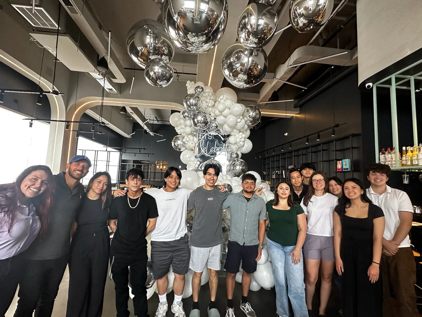 Hosp Point team with a restaurant staff group